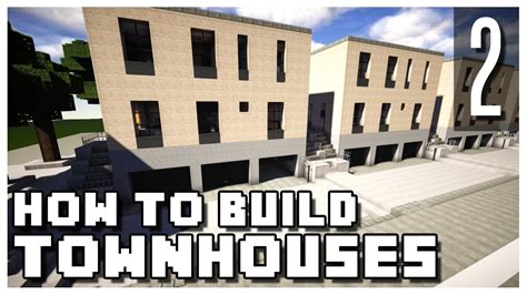 How To Build A Minecraft Townhouse Part 2 Youtube