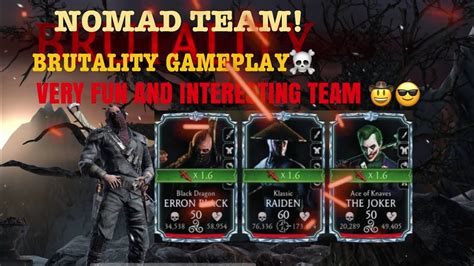 Nomad Team Faction War Elder Survivors Mode Brutality Gameplay