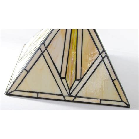 Vintage Arts And Crafts Mission Frank Lloyd Wright Style Stained Glass Lamp Shade Chairish