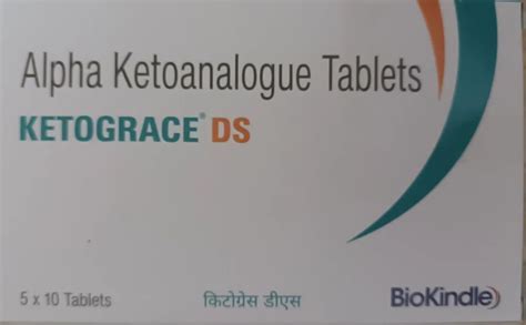 Ketograce DS Alpha Ketoanalogue Tablet 400 Mg At Rs 520 Stripe In