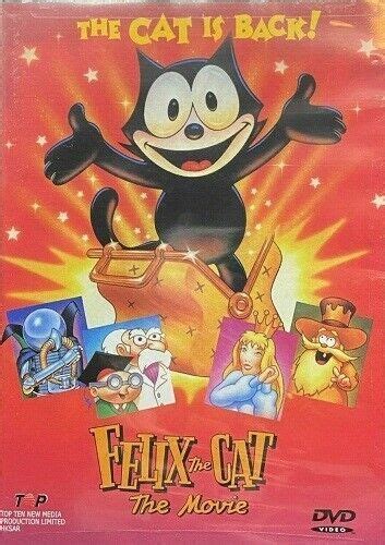 Felix The Cat The Movie Dvd 1988 All Regions Top Ten Media Rare