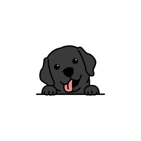 Cute Labrador Retriever Puppy Cartoon Vector Illustration 41326050