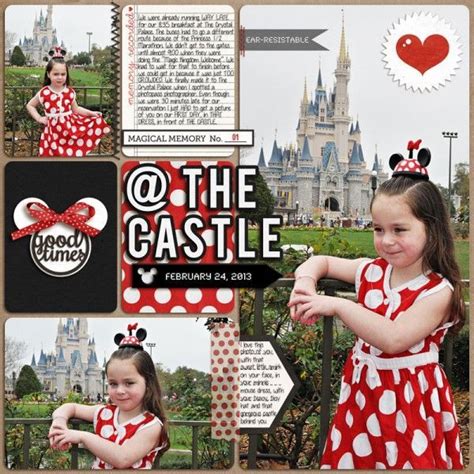 Magic Kingdom Scrapbook Layouts Magic Kingdom Scrapbook Layout