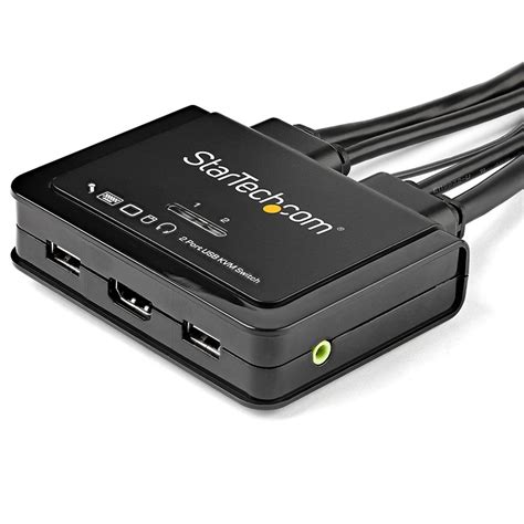 StarTech 2 Port HDMI KVM Switch 4K 60Hz SV211HDUA4K Mwave Au