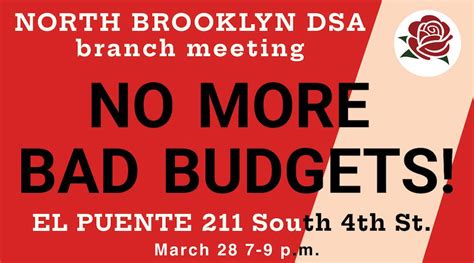 North Brooklyn DSA March Branch Meeting Action Network