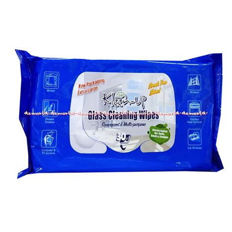 Jual Kleen Up Glass Cleaning Wipes 30lembar Tissue Basah Untuk Lap