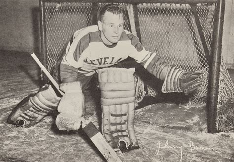 Johnny Bower 1951 Cleveland Barons Hockeygods