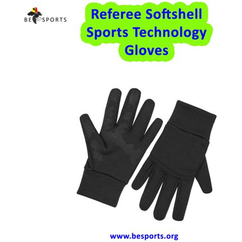 Referee Softshell Sports Tech Gloves Be Sports