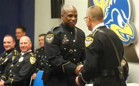 Farrall sworn in as chief of the Newark Police Department | News ...