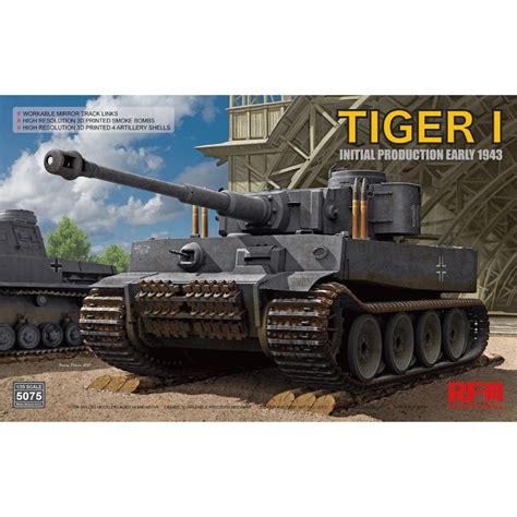 Rye Field Models RM5075 Tiger I Initial Prod Early 1943 With Workable