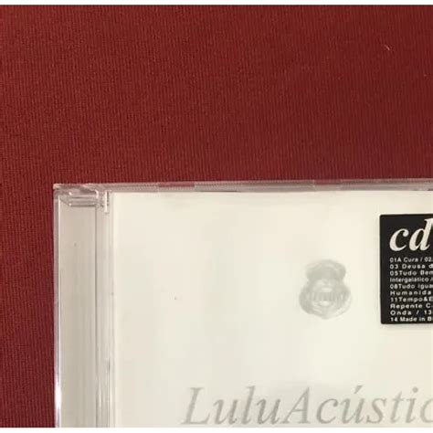 Cd Lulu Santos Acustico Vol Lacrado Shopee Brasil