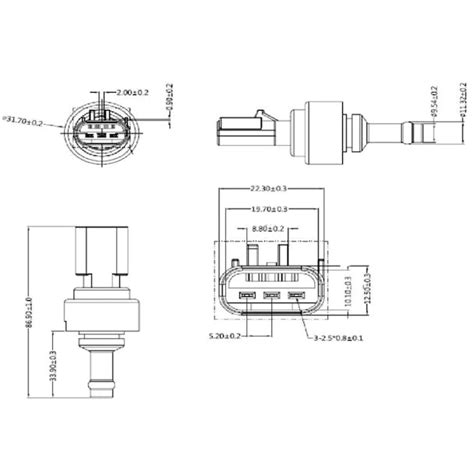 Freightliner Detroit Diesel Pressure Sensor Dpf 4721531028 A4721531028