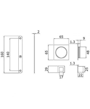 Kit Cuvette Ronde Noir Mat Bdc