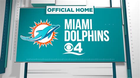 PRESS RELEASE: Miami Dolphins and CBS4 Announce Multiyear Partnership ...