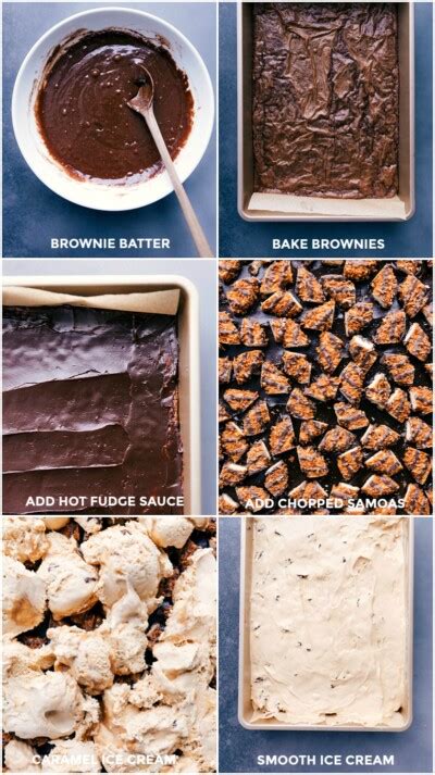 Brownie Ice Cream Bars With Samoas Chelsea S Messy Apron