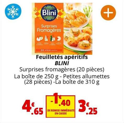 Promo Feuillet S Ap Ritifs Blini Chez Coccinelle Express Icatalogue Fr