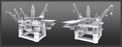 Keith Burlison Oil Rig Wip