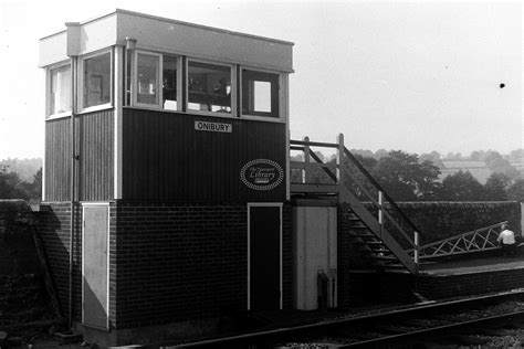 The Transport Library British Rail Signal Box At Onibury In 1980s