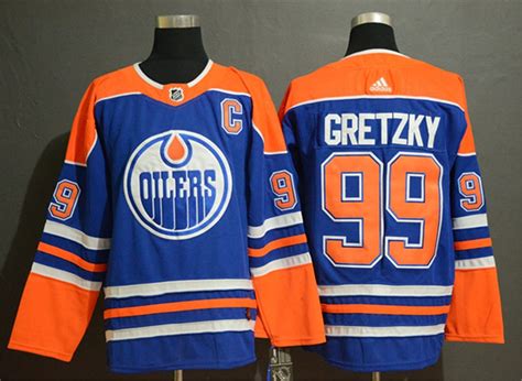 Youth Edmonton Oilers 99 Wayne Gretzky Adidas Royal Jersey