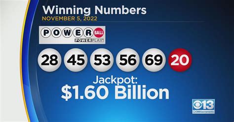 Powerball Jackpot Now Up To 1 6b Cbs Sacramento