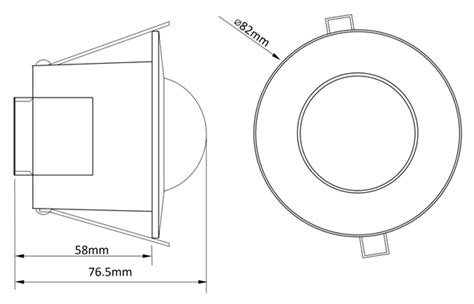 STFM360 STFM360 Suretime Flush Mount 360 Degree PIR Internal IP44