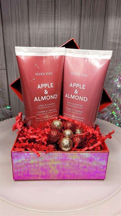 Mary Kay Apple Almond Body Shower Gel Lotion Gift Set Mary Kay