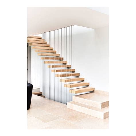 Floating Staircase North American Construction Code Modern Stair