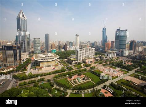 Shanghaipeoples Squareshanghai Grand Theatre Stock Photo Alamy