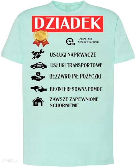 Dzień Dziadka T Shirt Koszulka R M Ceny I Opinie Ceneo Pl