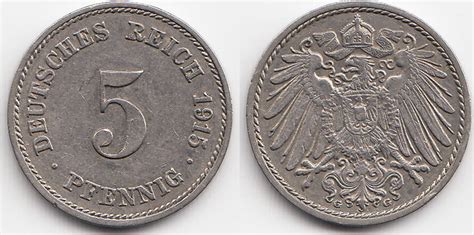 Kaiserreich Pfennig G Gro Er Adler Kupfer Nickel Fast