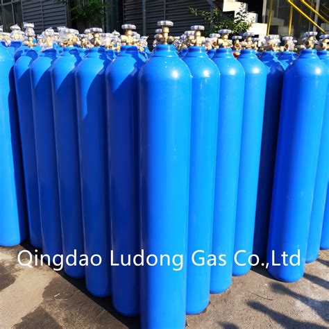 40L 150bar En ISO9809 Oxygen Argon Nitrogen Cylinder Oxygen Cylinder