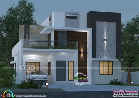 1730 Square Feet 3 Bedroom Double Storied Modern Home Kerala Home