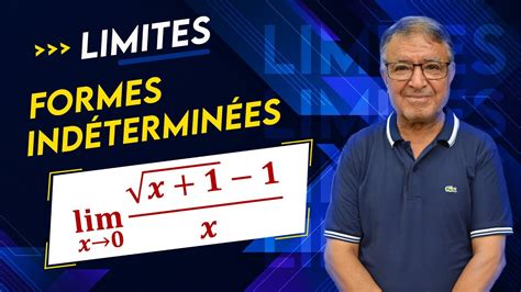 Calcul de Limites Formes Indéterminées Ex 4 YouTube