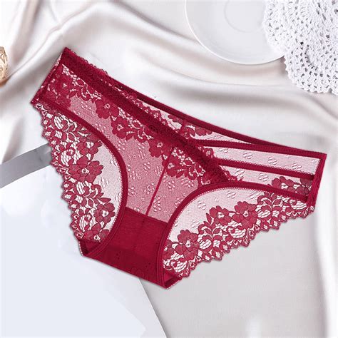 Tuwabeii Sex Underwear For Women High Waist Sexy Lace Mesh Underpants