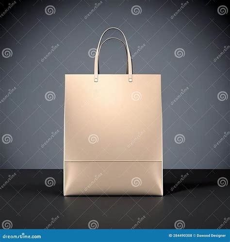 Photo of Shopping Bag Placed on Dark Surface, Black Friday. Generative