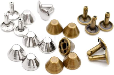 Sets Antique Brass Craftmemore Mm Metal Flat Head Rivet Studs