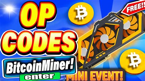 All New Secret Codes In Bitcoin Miner Codes Roblox Bitcoin Miner