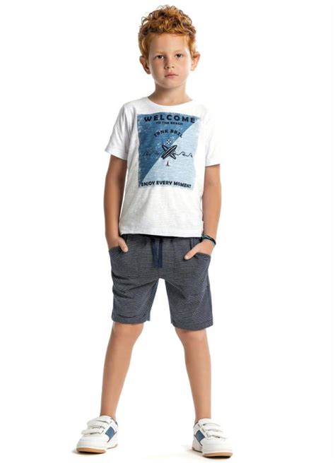 Conjunto Infantil Branco Trick Nick