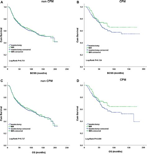 Kaplanmeier Survival Curves Of Breast Cancer Specific Survival Bcss