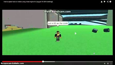 How To Use Cheat Engine 64 On Roblox Youtube