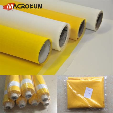 High Tension Plain Weave White Polyester Monofilament Bolting Cloth