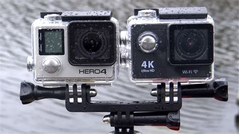 EKEN H9 Vs Gopro Hero 4 Black Action POV Cameras Comparison Underwater