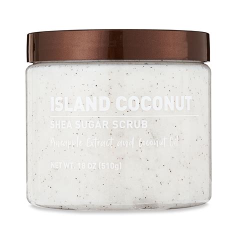 Equate Shea Sugar Scrub, Island Coconut Scent, 18 oz HSA/FSA Eligible