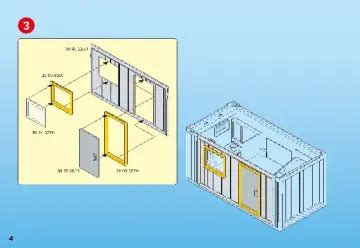 Abapri Playmobil Ouvriers Et Container