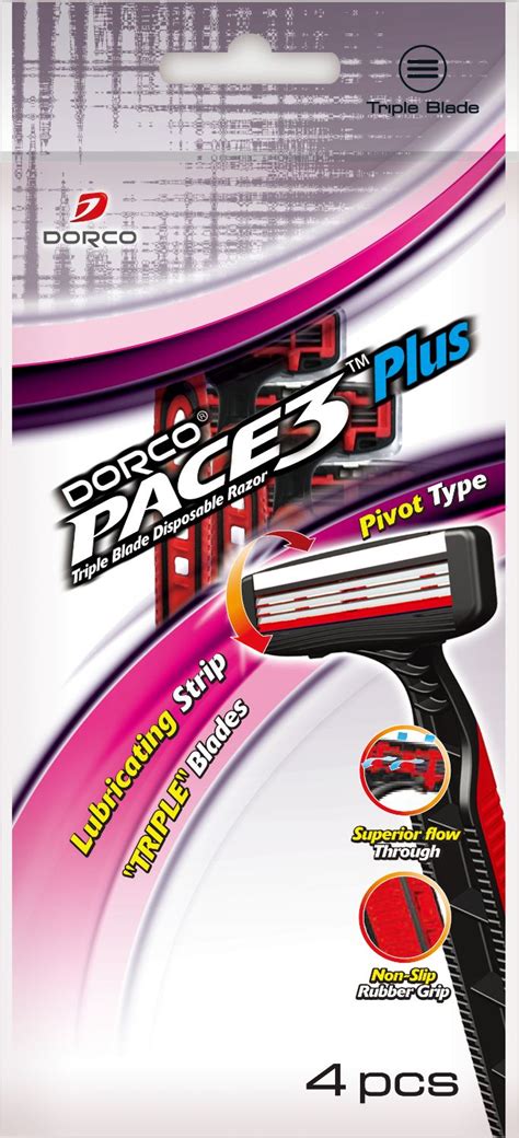 Dorco Pace 3 Plus - Самобръсначка за еднократна употреба - store.bg