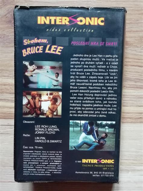 VHS SBOHEM BRUCE LEE POSLEDNÍ HRA SE SMRTÍ 1975 Aukro