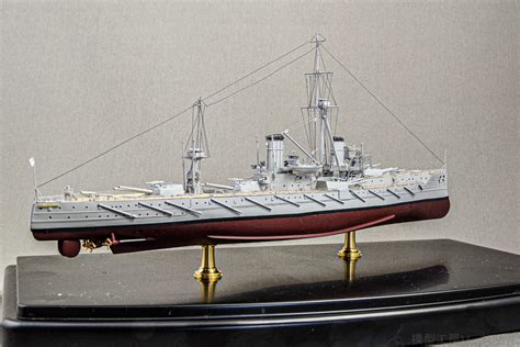 トランペッター 1 700 イギリス戦艦ドレッドノート 1907 完成品 HMS Dreadnought Trumpeter 模型工房M