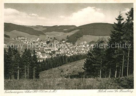 Ak Ansichtskarte Furtwangen Panorama Blick Vom Grossen Hausberg