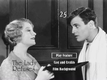 George Archainbaud S The Lady Refuses DVD Review Pre Code George