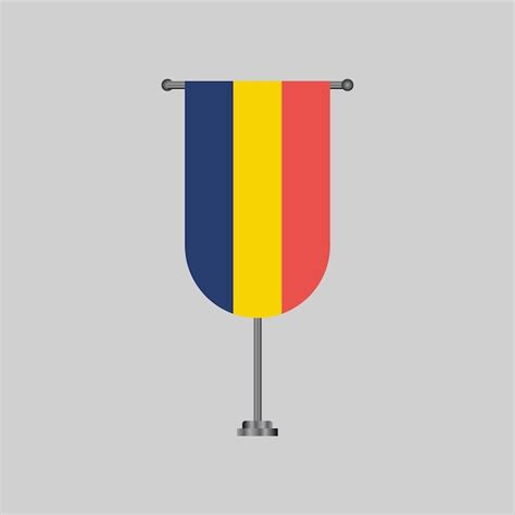 Premium Vector Illustration Of Romania Flag Template